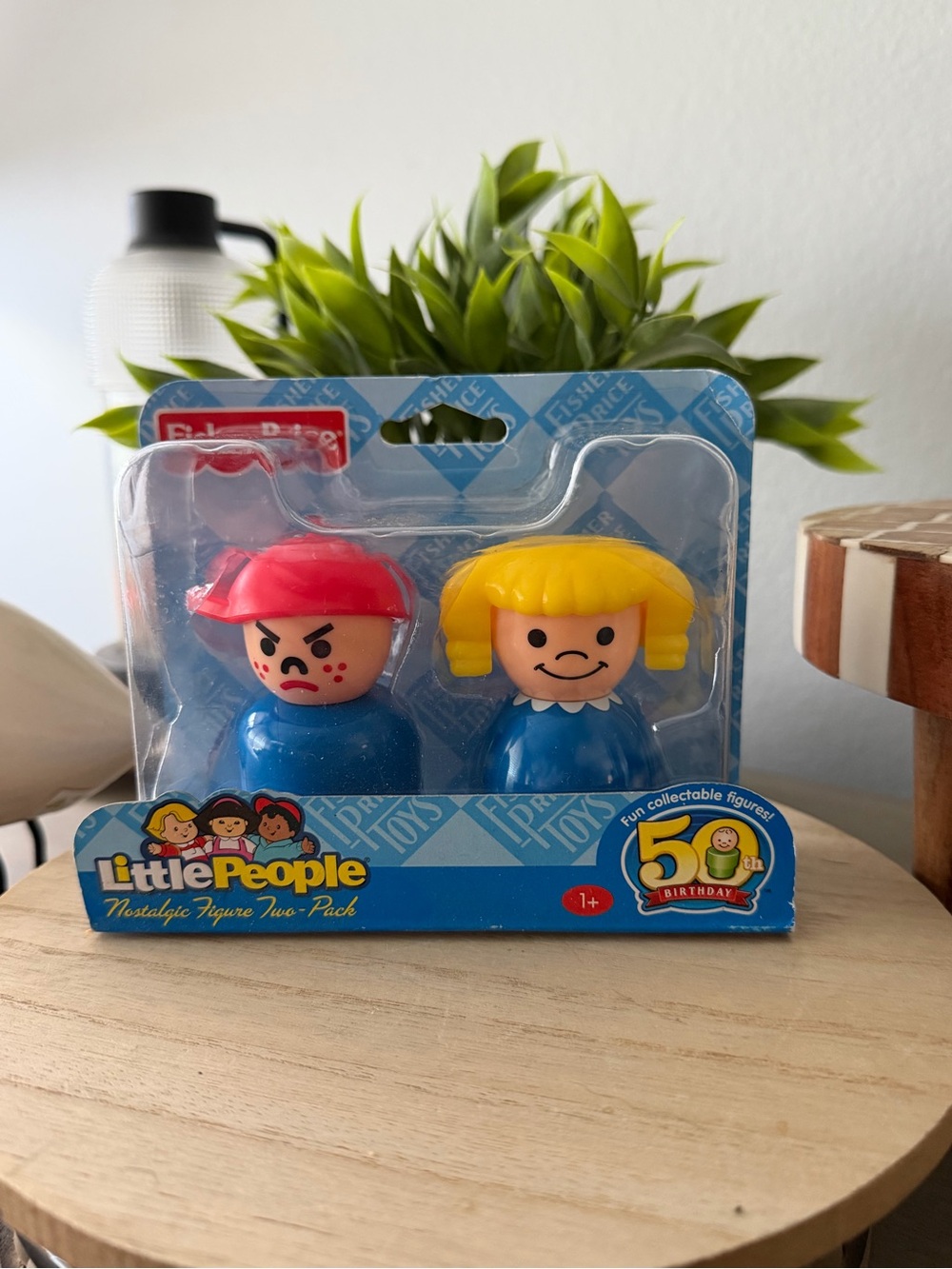 NEW 2008 2Pk FP 50th Birthday Nostalgic Little People Collection #P4590-Boy-Girl